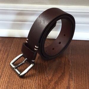 Men's Brown Leather Belt